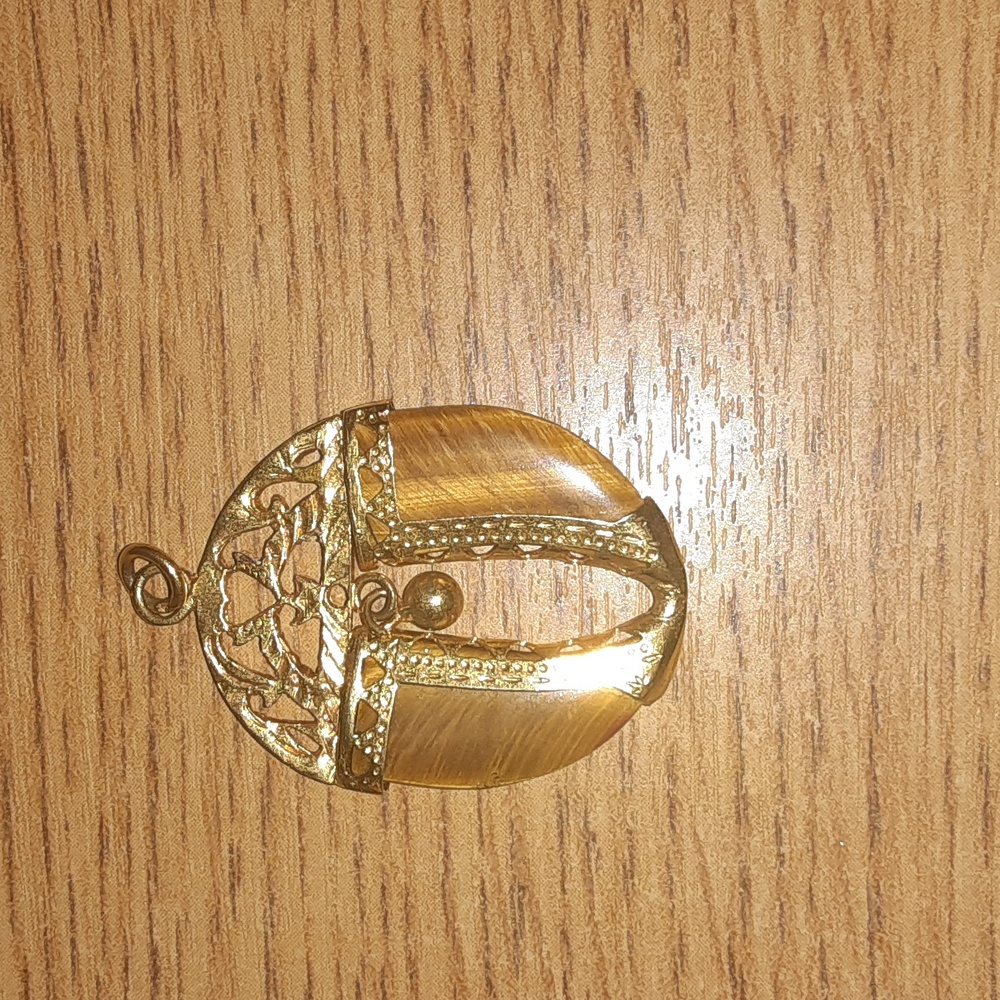 Tiger's Eye Necklace Charm